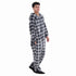 Snuggs Blanket Onesie Grey Checkered